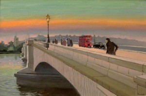 Crossing Putney Bridge - 14” x 17”
£175