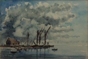 Barges Under Clouds - 11”x15”
£80