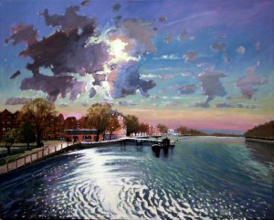 Sunset Over Putney - 30”x24”
£300